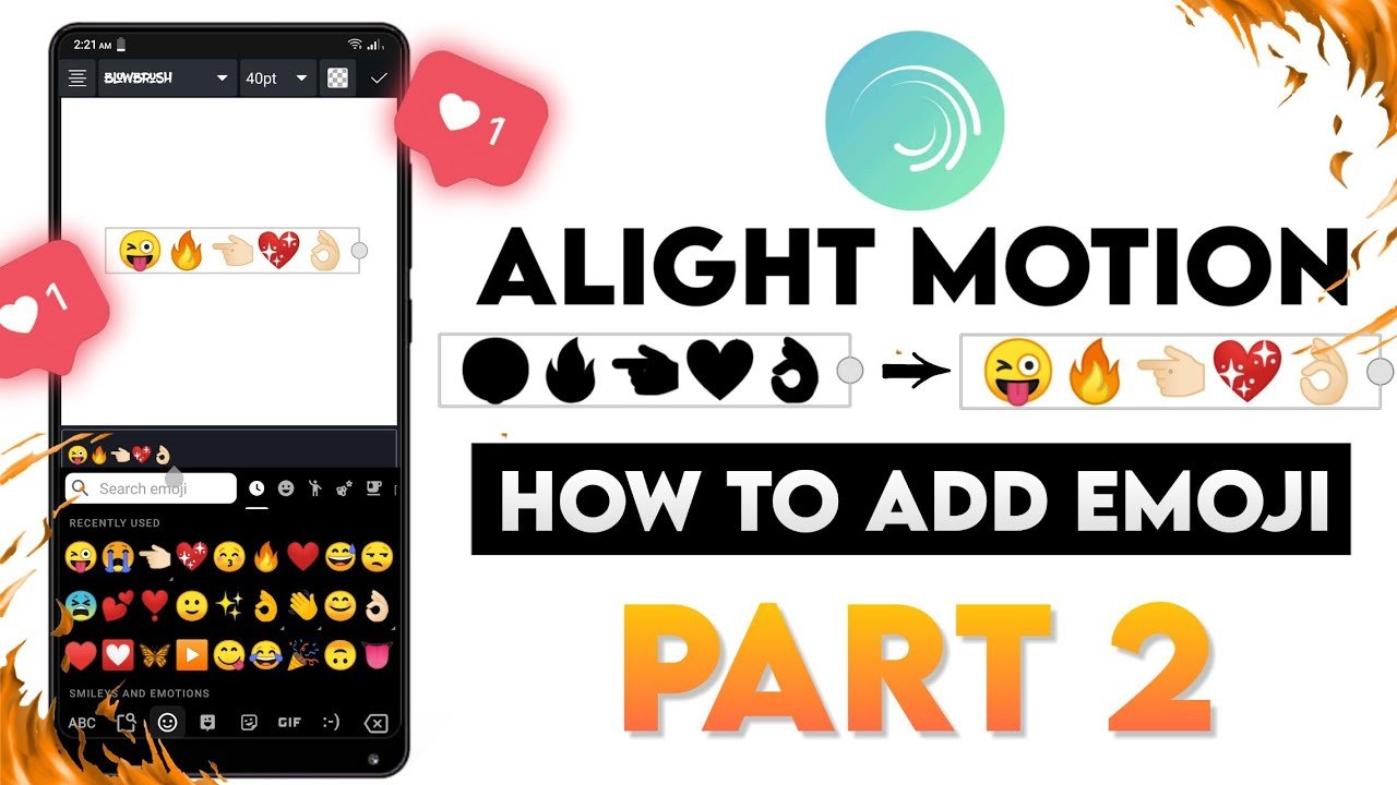 how to add emoji in alight motion 1720413582