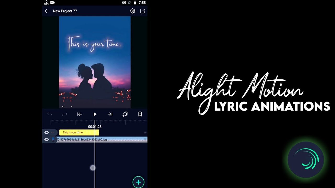 how to edit lyric video in alight motion 1720415878