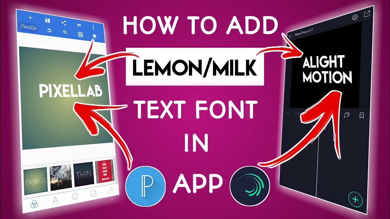 how to get lemon milk font on alight motion 1720418061