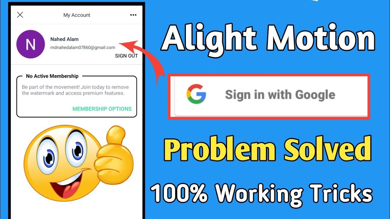 how to sign in alight motion using google account 1720417664